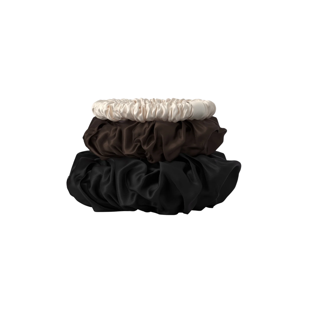Silk Scrunchie Trio Set