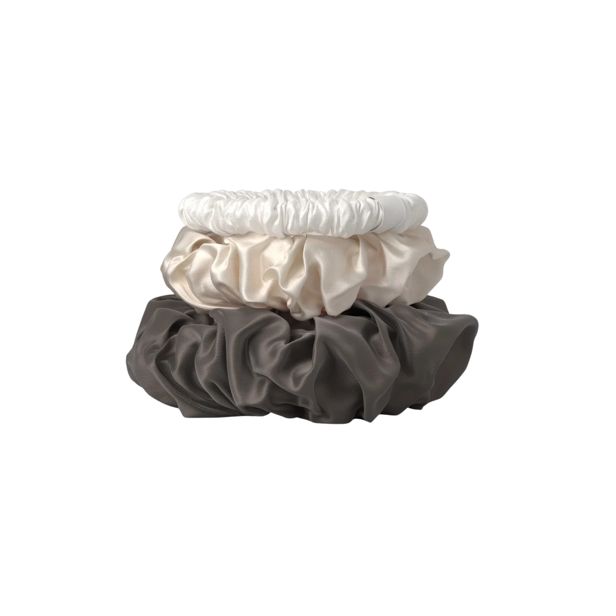 Silk Scrunchie Trio Set