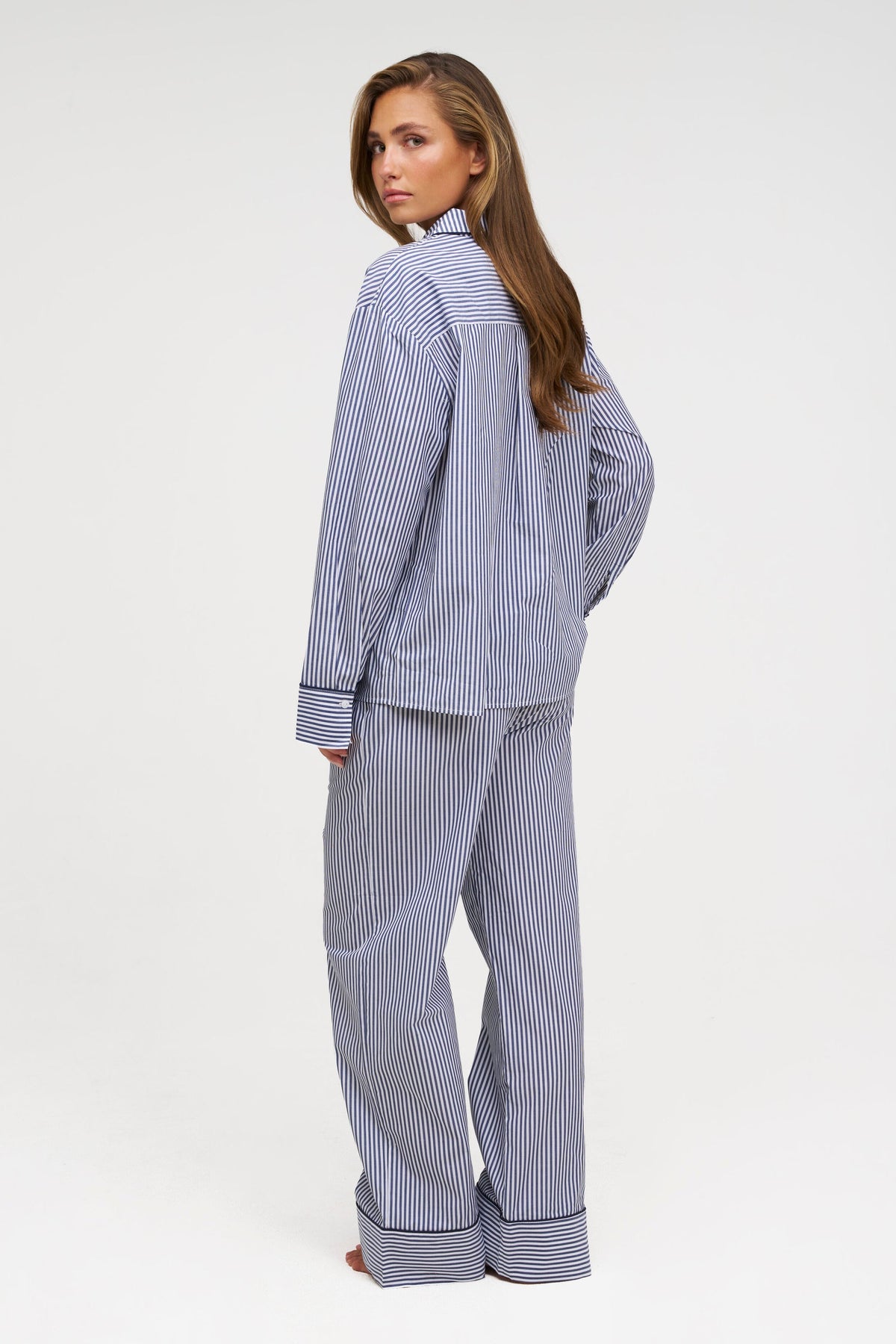 Long Striped PJ Chocolate Sea