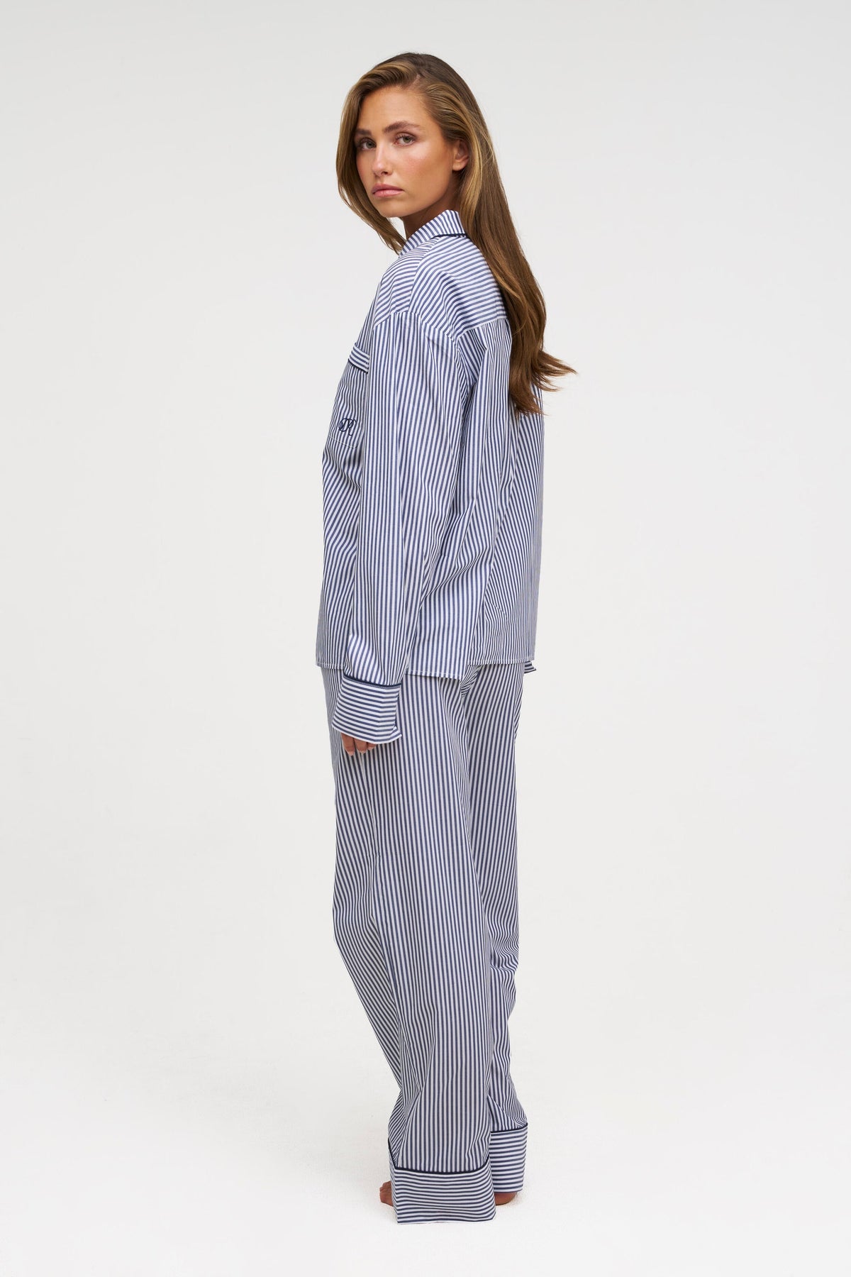 Long Striped PJ Chocolate Sea